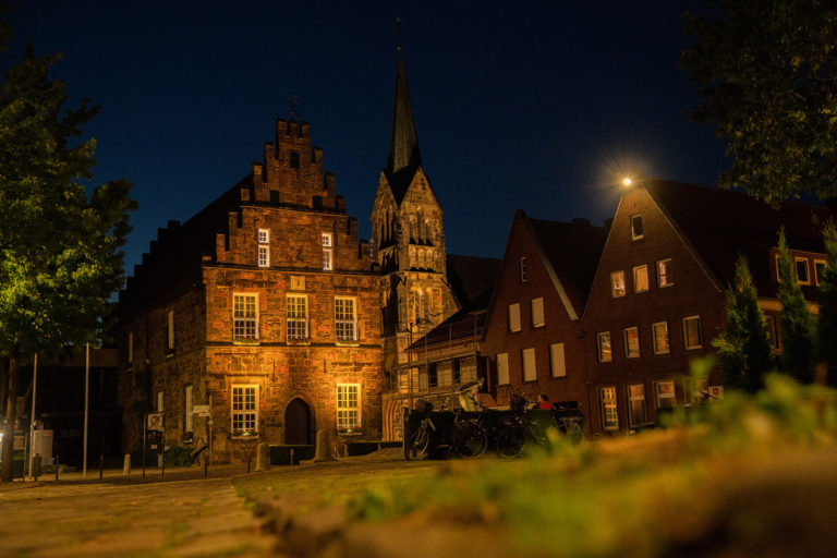 Schüttorf bei Nacht