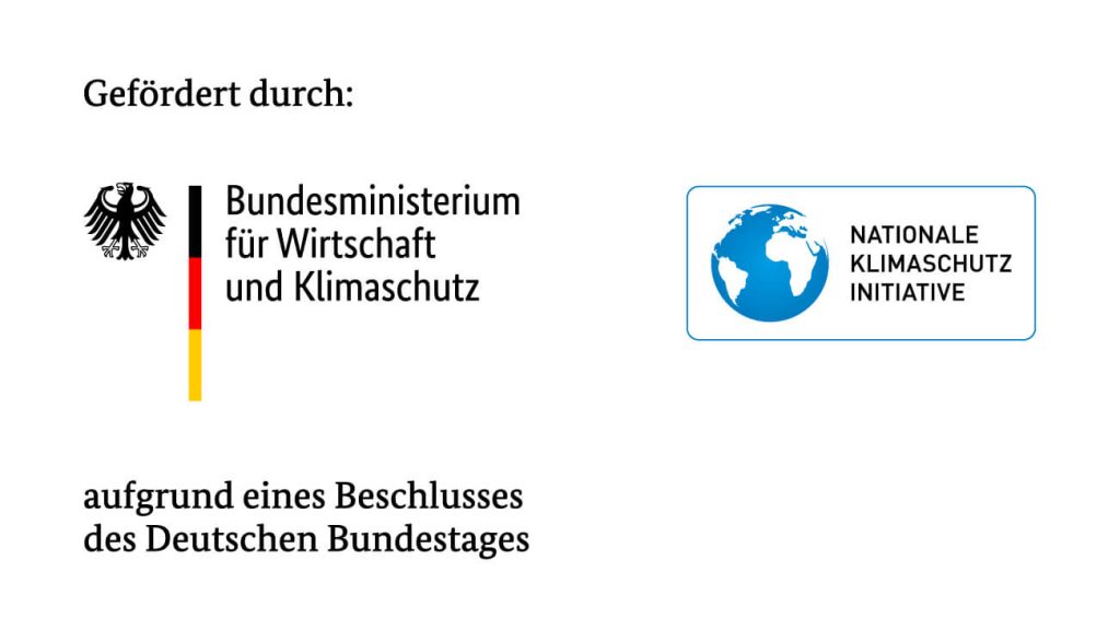 Gefördert durch das Bundesministerium für Wirtschaft und Klimaschutz aufgrund einer Beschlusses des Deutschen Bundestages